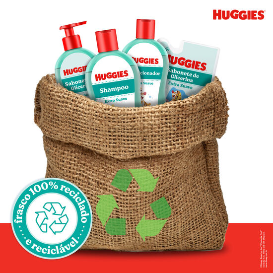 Sabonete Líquido de Glicerina Huggies Extra Suave 200 ml